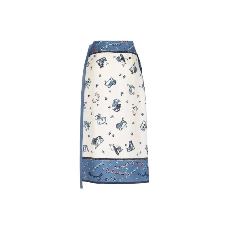FENDI Astrology -print Midi Skirt-1