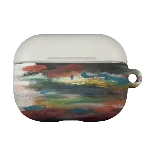 Keshami Compatible With Apple AirPods Pro 2/AirPods 4/3 PC Matte Hard Shell Individual Artistic Brush Headphone Cases