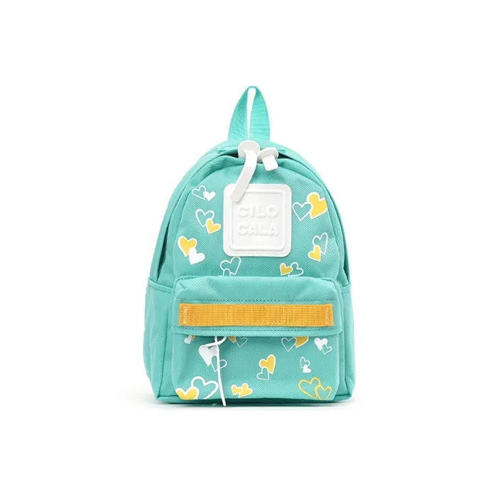 CILOCALA Polyester Backpack Large Size Unisex Emerald, Pink, Yellow, Black-3