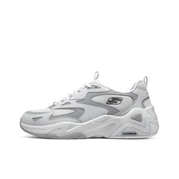 Skechers DLites Hyper Burst Sneaker 'Grey White' Women's