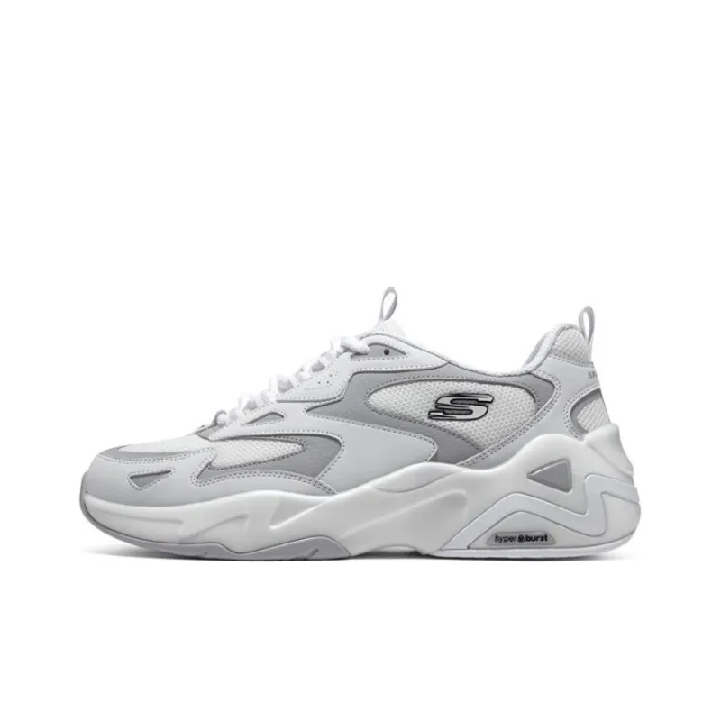 Skechers DLites Hyper Burst Sneaker 'Grey White' Women's-0