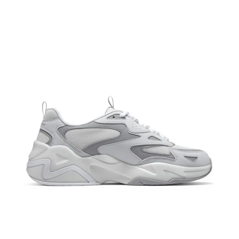 Skechers DLites Hyper Burst Sneaker 'Grey White' Women's-1