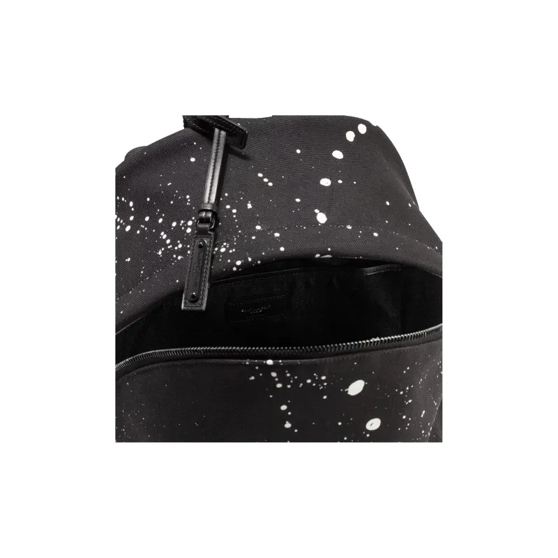 SAINT LAURENT Nylon Backpack Regular Men's Black-5