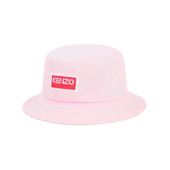 KENZO Logo patch Cotton Bucket Hat