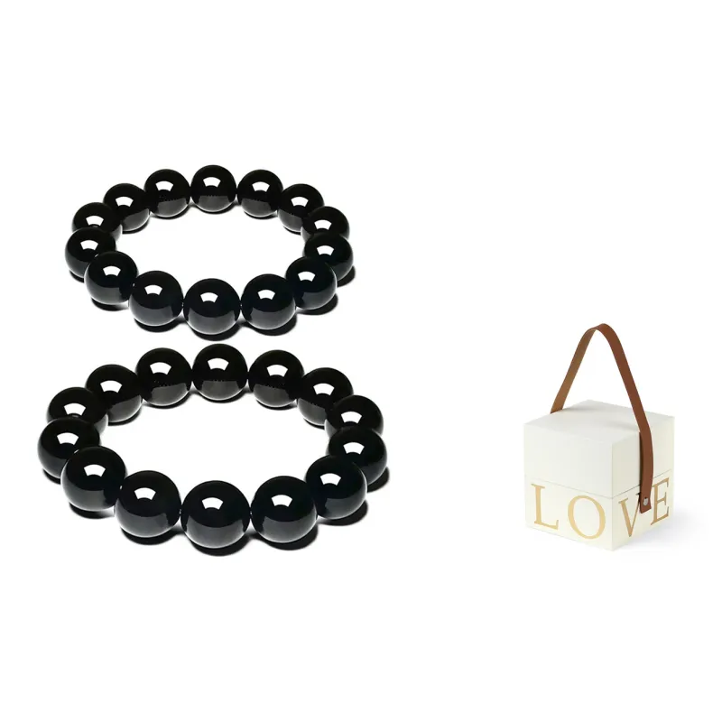 MISS TOOYA Obsidian Bracelets Unisex-23