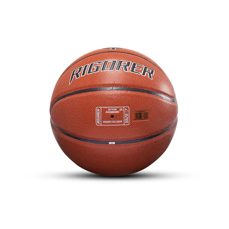 RIGORER Microfiber Leather Basketball Brown Size 7 Training Unisex-2