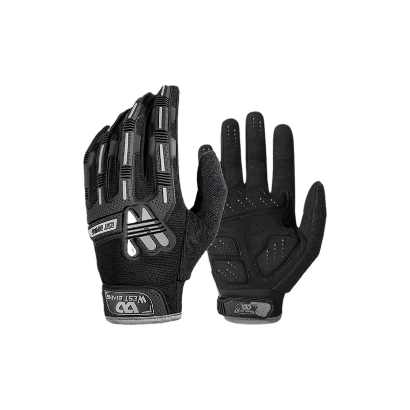 WEST BIKING Riding Equipment Cycling Glove Outdoor Men's Polyester Spandex Lycra Fabric M/L/XL-0