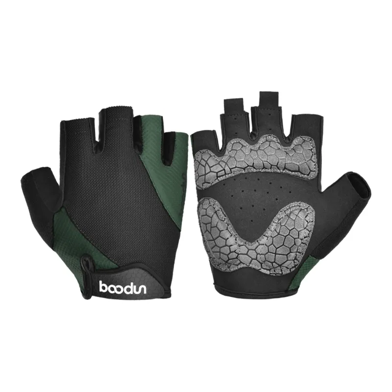 BOODUN Riding Equipment Cycling Glove Outdoor Sports Unisex Microfiber Suede Printing Silicone S/M/L/XL-4