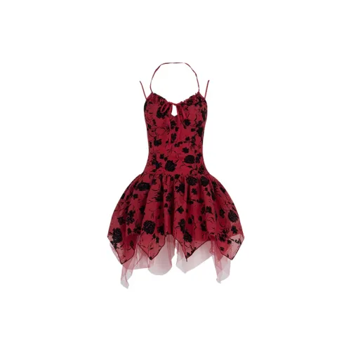 Ladiesfirst Sleeveless Dresses Women's Red