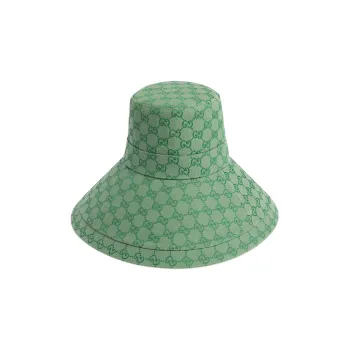 GUCCI Canvas Bucket Hats Women's Green
