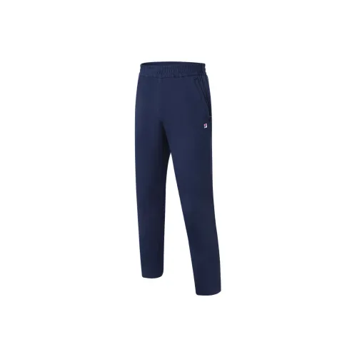 FILA Knitted Sweatpants Men Royal Blue