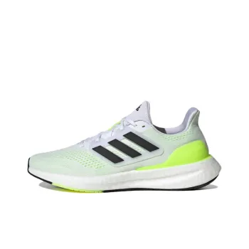 Adidas PureBoost 23 Shoes 'Cloud White Black Lucid Lemon'