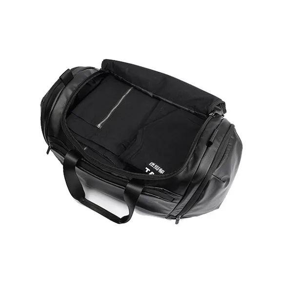 TAJEZZO PVC Travel Bag Large Size Unisex Black-2