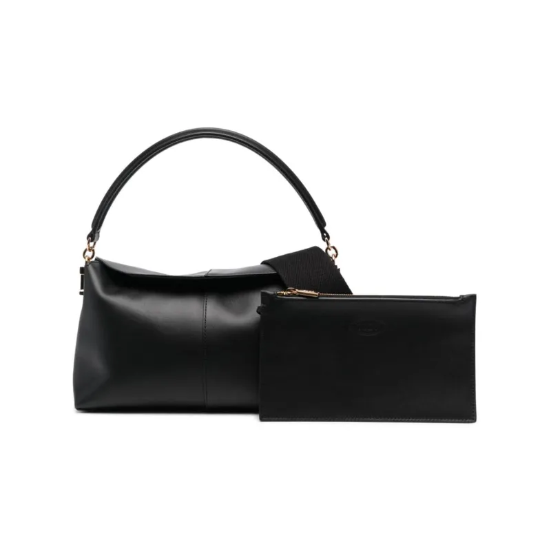 TOD'S Calfskin Handbag Women's Black-1