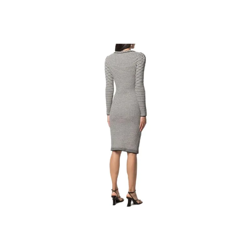 Self-portrait Long-Sleeved Dresses Women's Black-1