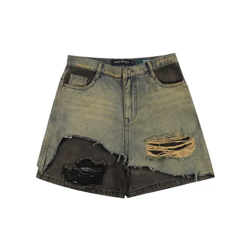 BLIND402 Denim Shorts Women's Yellow