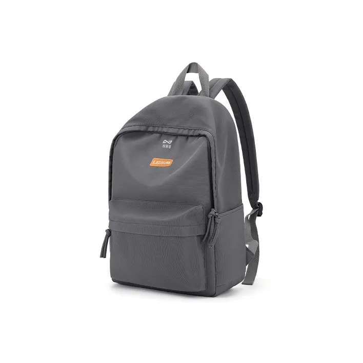 QING QI ZHE Canvas Backpack Backpack Backpack Travel Bag Regular Unisex Black/White/Gray-14
