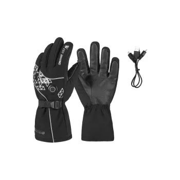 WEST BIKING Riding Equipment Cycling Glove Outdoor Unisex Polyester M/L/XL Black