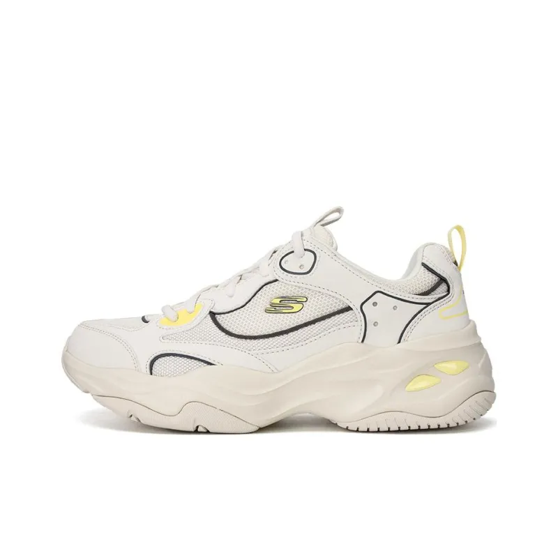 Skechers DLites 4.0 'Cream White Yellow'-0