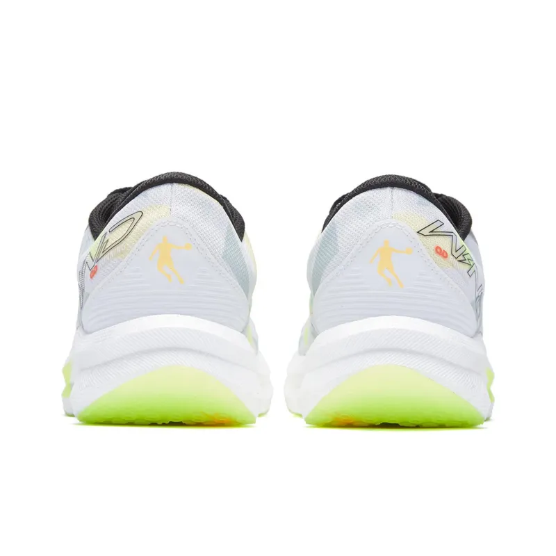 QIAODAN Strong Winds 1.0 Anti Slip Wear Resistant Low Top Running Shoes Men's Gray Green-3