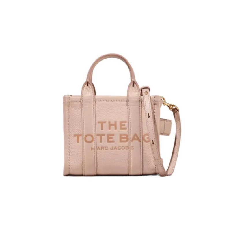MARC JACOBS The Crossbody Mini Tote Leather Rose-0