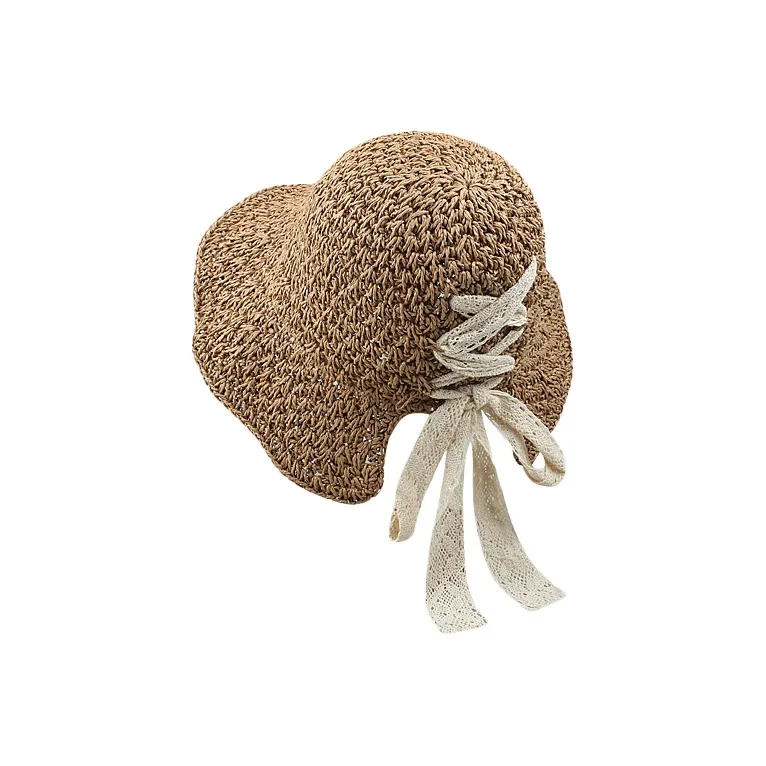 MUSTKOO Raffia Sun Protection Hats Unisex-1