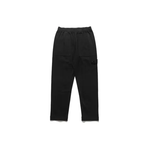 STONE ISLAND SS23 GHOST PIECES Knitted Sweatpants Men Black