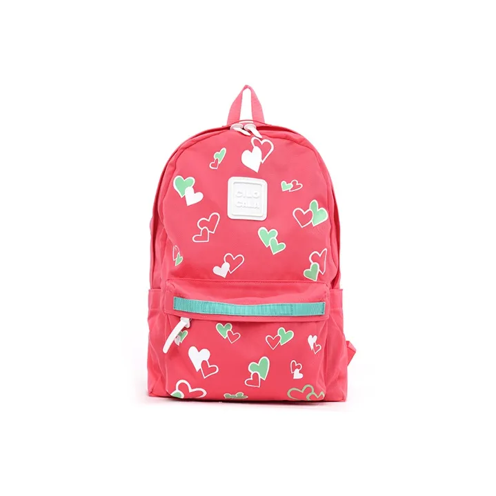 CILOCALA Polyester Backpack Large Size Unisex Emerald, Pink, Yellow, Black-4