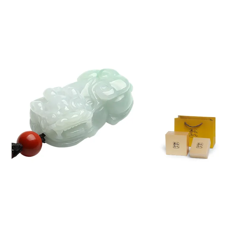 With The Heart Of The Jade Bean Type Jadeite Necklaces Unisex-0
