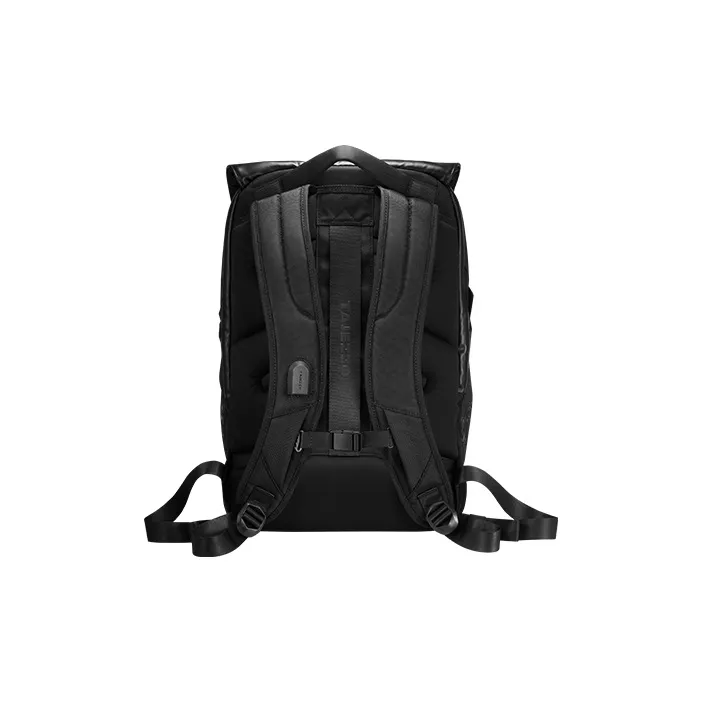 TAJEZZO Pvc Backpack Large Size Unisex Black-1