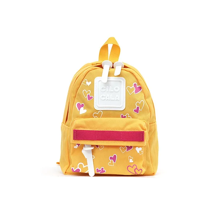 CILOCALA Polyester Backpack Large Size Unisex Emerald, Pink, Yellow, Black-12