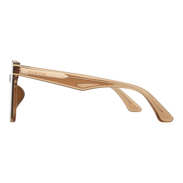 PARZIN TR90 Square Sunglasses Unisex Black-16