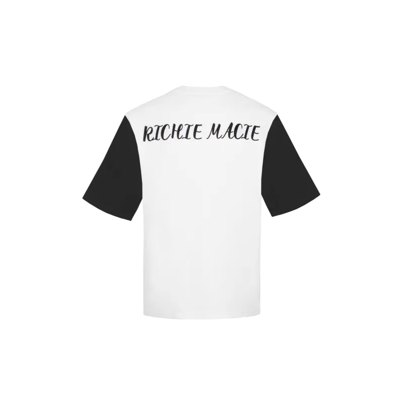 Richie Macie T Shirts Women's Black & White-1
