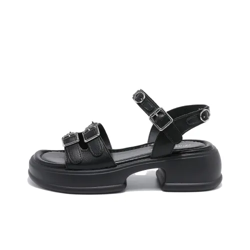 BAIJIHONG One-Strap Sandals Women's