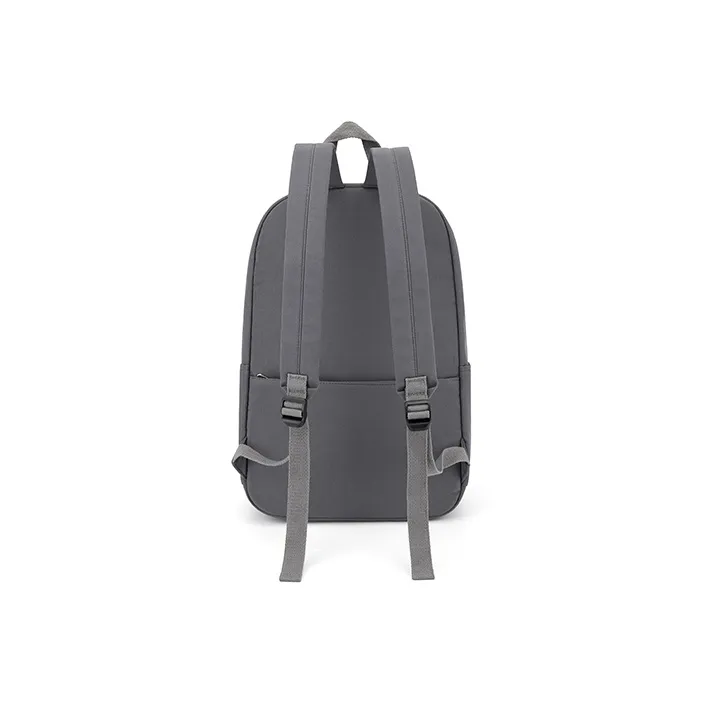 QING QI ZHE Canvas Backpack Backpack Backpack Travel Bag Regular Unisex Black/White/Gray-17