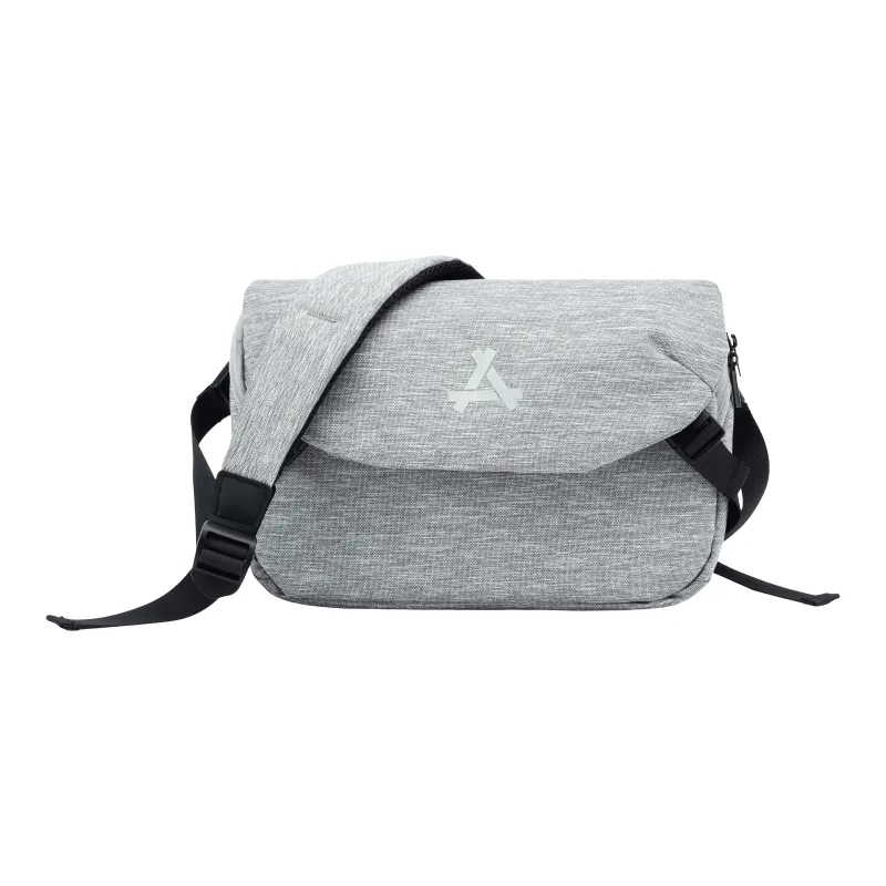 KONADCT Nylon Fabric Cycling Bag, Messenger Bag, Shoulder Bag Medium Size Unisex Black-6
