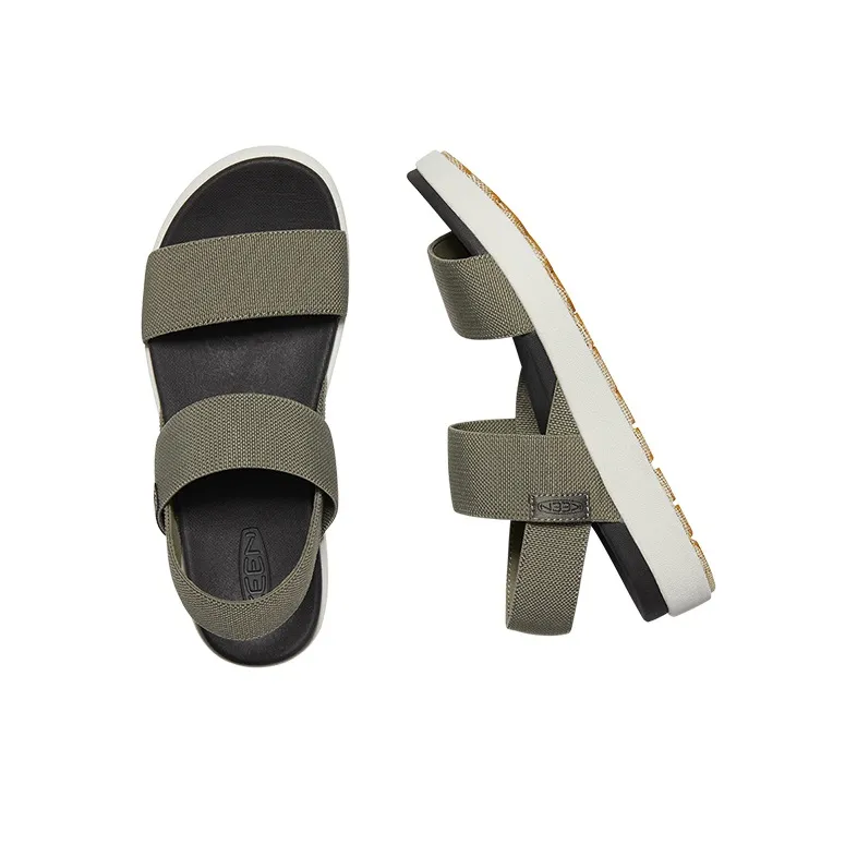 KEEN Elle Backstrap Beach Sandals Women's Olive Green-3