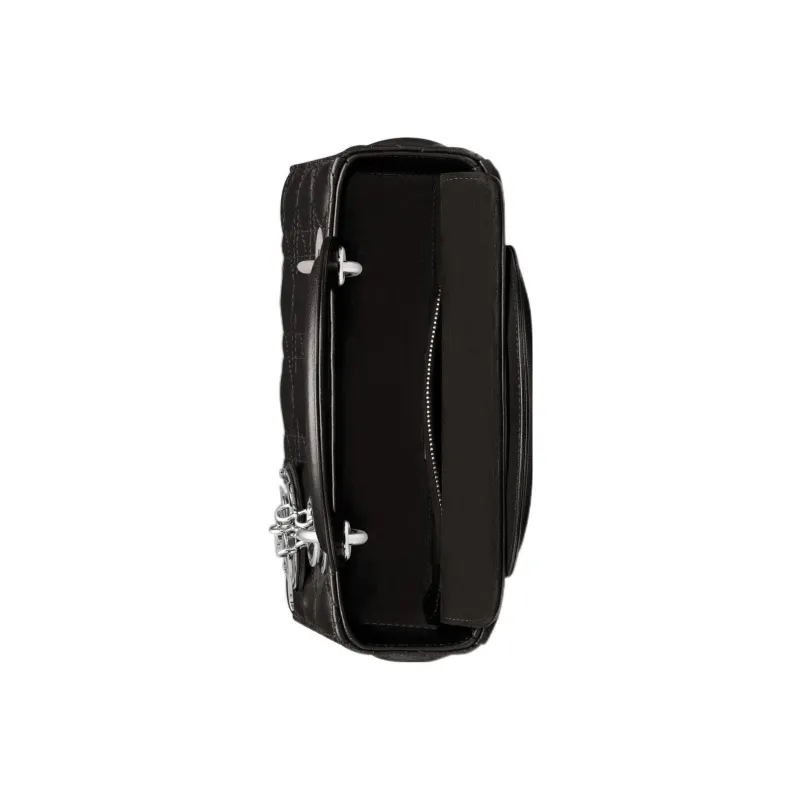 DIOR Lady DiorMy ABCDior Lambskin Lady Dior Bag, Shoulder Bag, Crossbody Bag, Handbag Trumpets Women's Black-3
