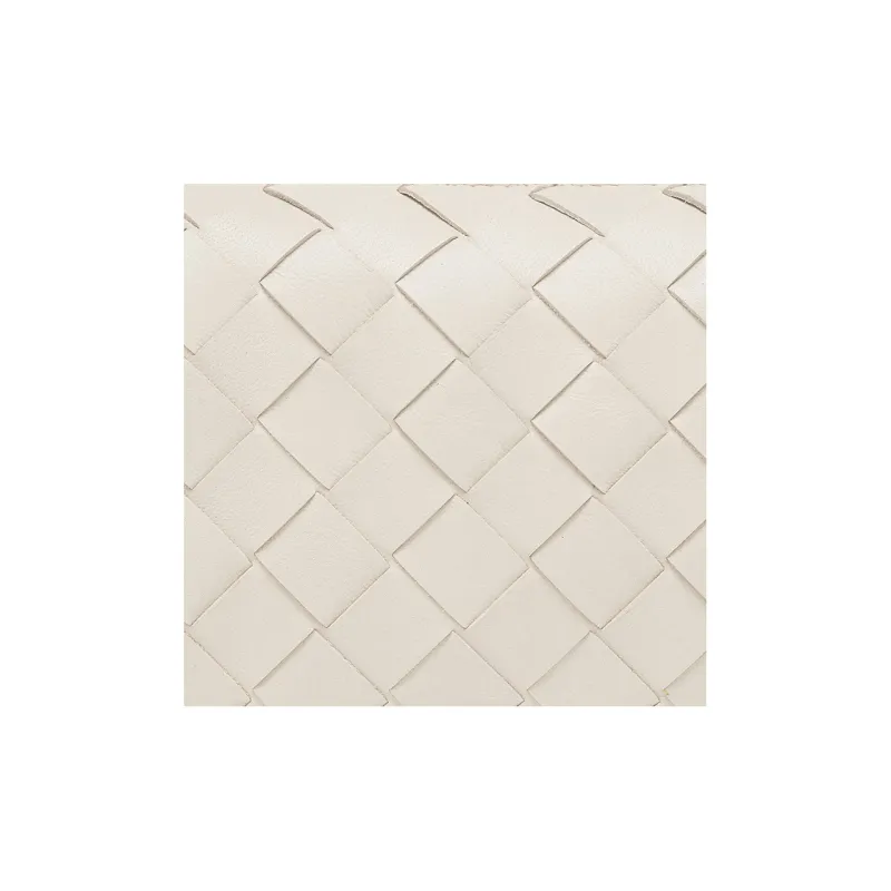 Bottega Veneta Lambskin Crossbody Bag, Shoulder Bag Women's White-5