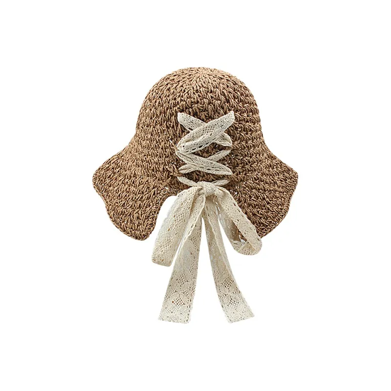 MUSTKOO Raffia Sun Protection Hats Unisex-2