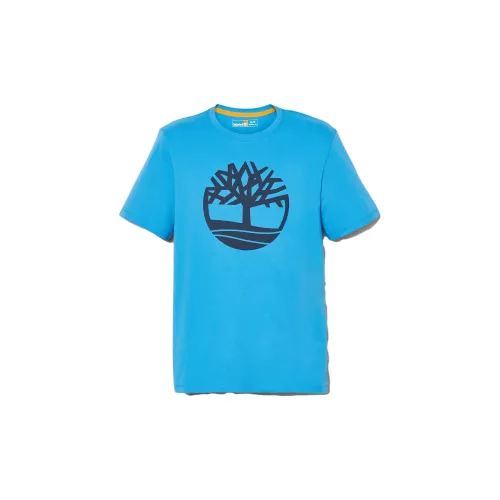 Timberland T-Shirts Men Bright Blue