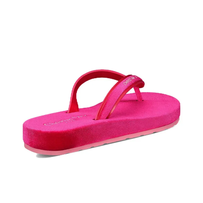DIOR Diorsea Stylish Sandals Women's Pink-4