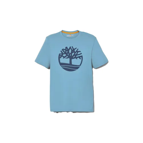 Timberland T-Shirts Men Captain Blue