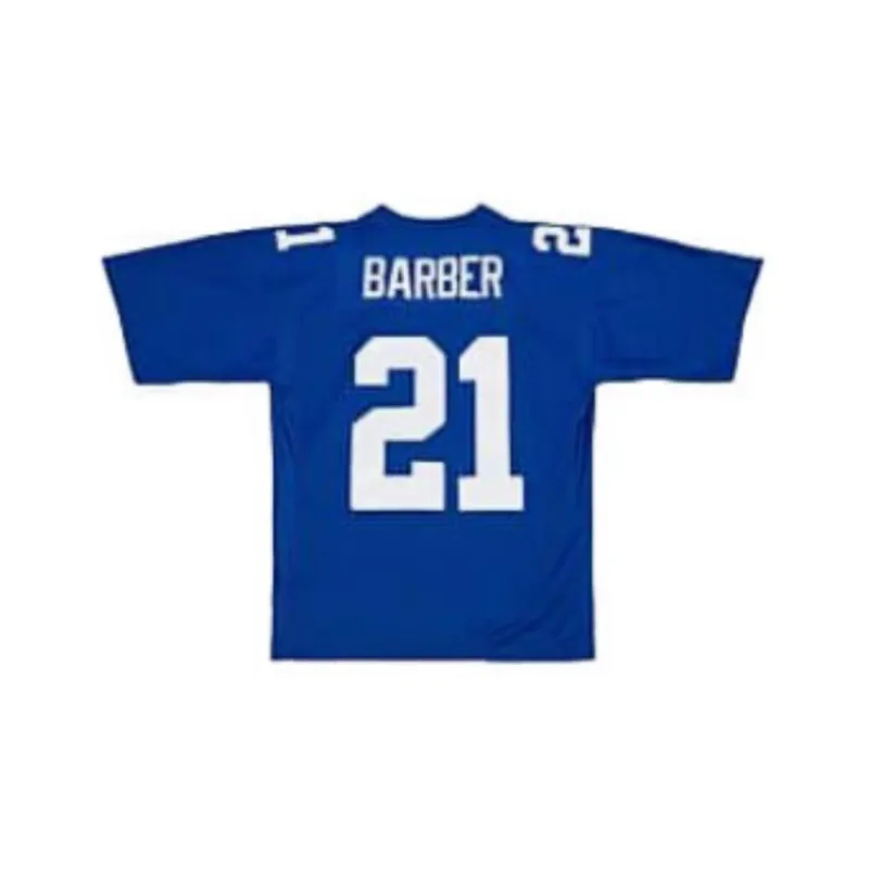Mitchell Ness Nfl Dark 'Giants 2005 Tiki Barber' Jersey-1