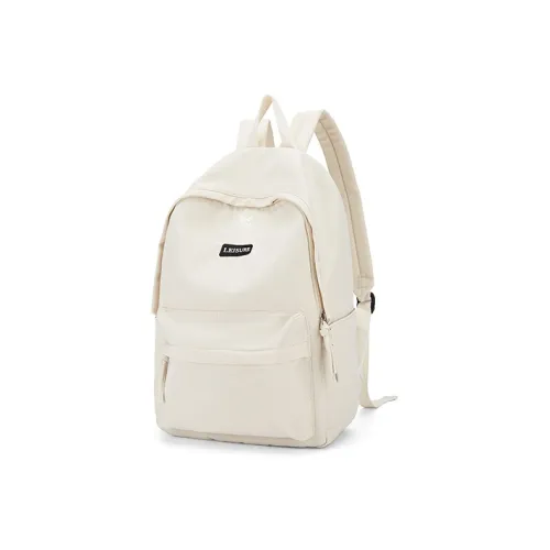 QING QI ZHE Canvas Backpack Backpack Backpack Travel Bag Regular Unisex Black/White/Gray