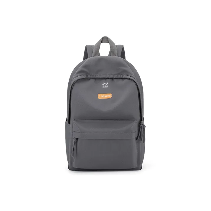 QING QI ZHE Canvas Backpack Backpack Backpack Travel Bag Regular Unisex Black/White/Gray-15