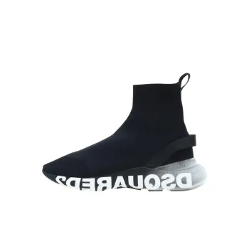 DSQUARED 2 Logo Printed Almond Toe Sneakers