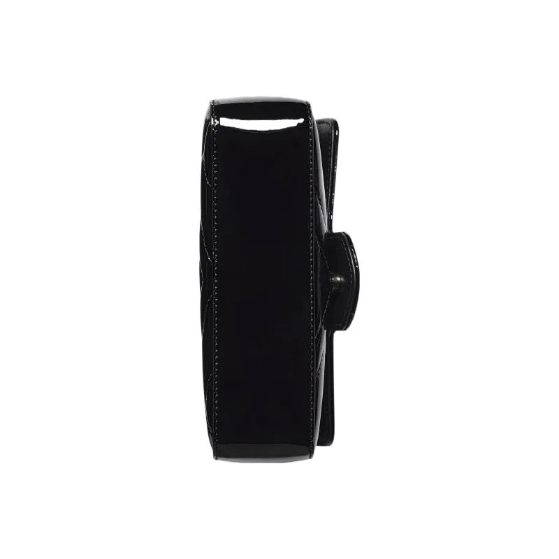 GUCCI Marmont Patent Leather Mamon 16 Chain Flap Bag Shoulder Bag, Crossbody Bag Extra Mini Women's Black-7