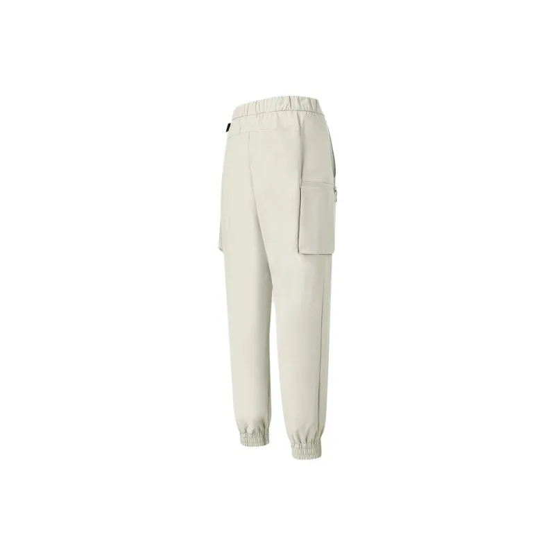 FILA Windbreaker Pants Women's Courtyard Stone Gray-1