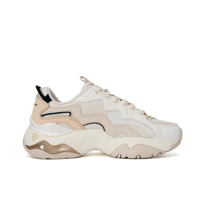 Skechers DLites 3 High Alert Shoes 'White Pink' Women's-1